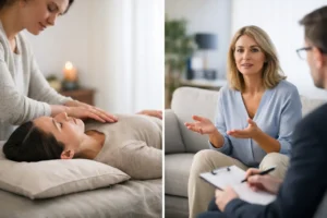 Soin psychocorporel ou thérapie verbale ?
