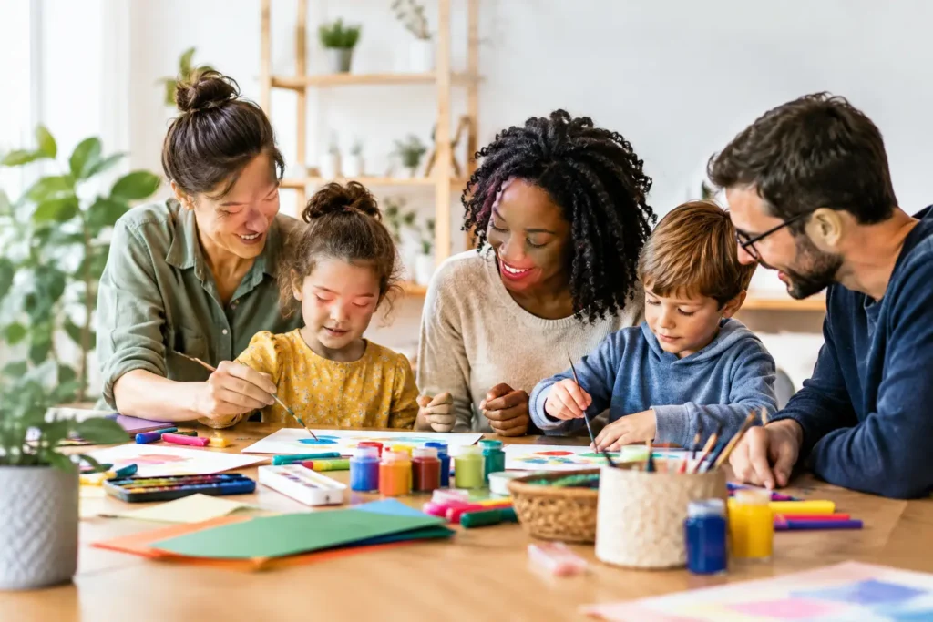 Atelier parentalité créative en collectif