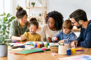 Atelier parentalité créative en collectif